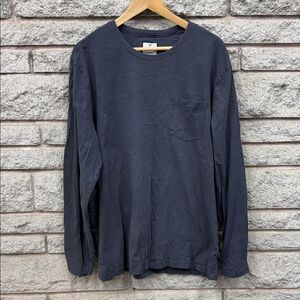 Denver Hayes Dark Blue Long Sleeve Tee